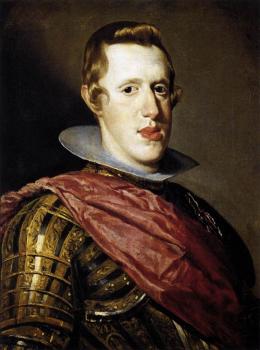Diego Rodriguez De Silva Velazquez : Philip IV in Armor